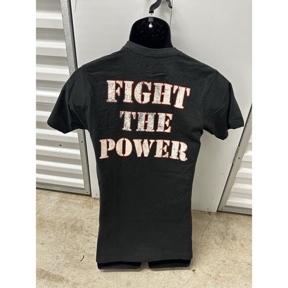 Control Public Enemy T Shirt Men Small Black Fight The Power Rap Tee 80s Hip Hop - Picture 2 of 10